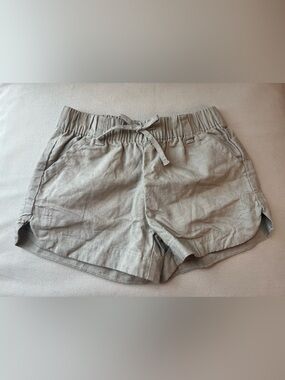 EUC Girl’s Crazy 8 Linen-Blend Taupe Shorts S(5/6)